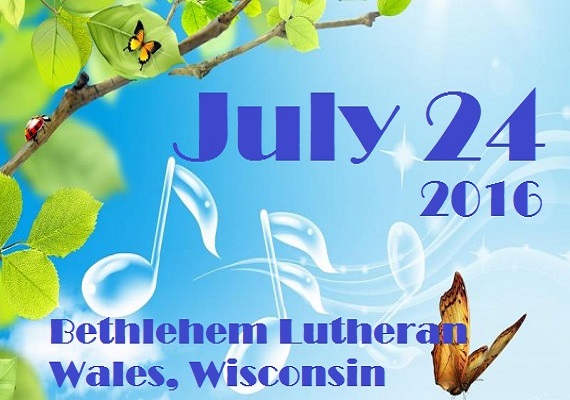 Night Divine is honored to have been asked to praise God with the wonderful congregation of beautiful Bethlehem Lutheran Church in Wales, WI.