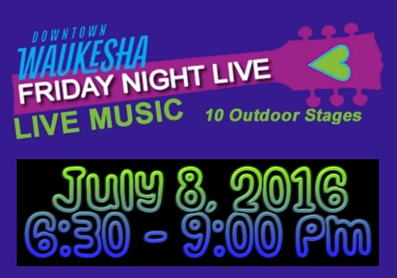 On July 8, Night Divine takes the stage as part of the legendary Waukesha Friday Night Live series! Thousands of people like you come to Waukesha's Friday Night Live every year. What started out over 15 years ago with a couple of musicians playing and singing under a single tent has blossomed into a huge event in downtown Waukesha.