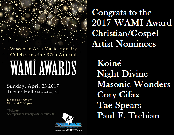2017 WAMI Nominees 2017 WAMI Nominees