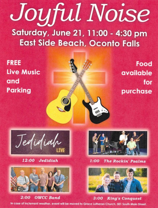 Concert on the Beach Oconto Falls 2024